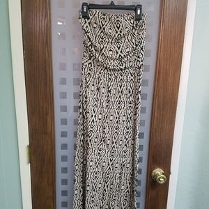 Tribal Pattern Maxi Dress